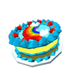 Rainbowcore Clowncake